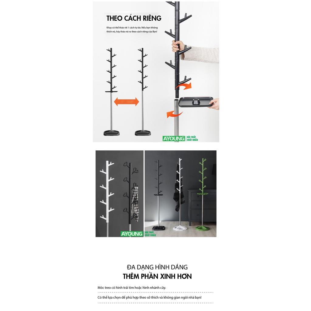 Cây Treo Đồ Cây Treo Quần Áo Móc Hình Nhánh Cây Đứng Bằng Nhựa Phong Cách Hàn Quốc ST5