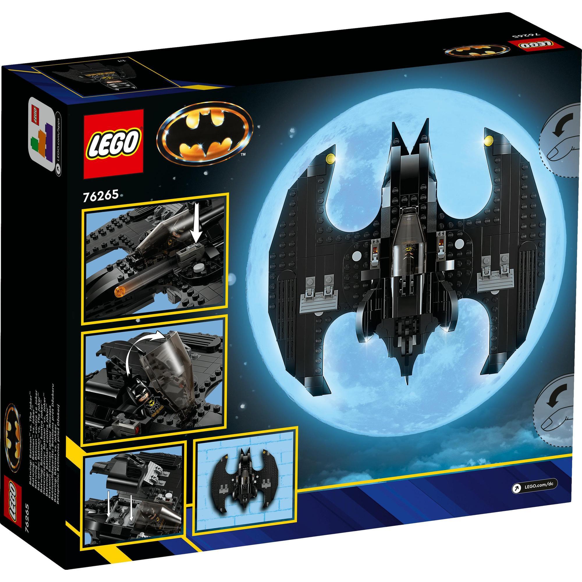 LEGO Super Heroes 76265 Đồ chơi lắp ráp Phi cơ Người Dơi đối đầu Joker (357 chi tiết)