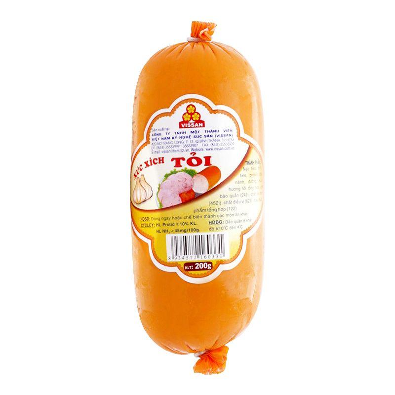 Xúc xích tỏi Vissan 200g