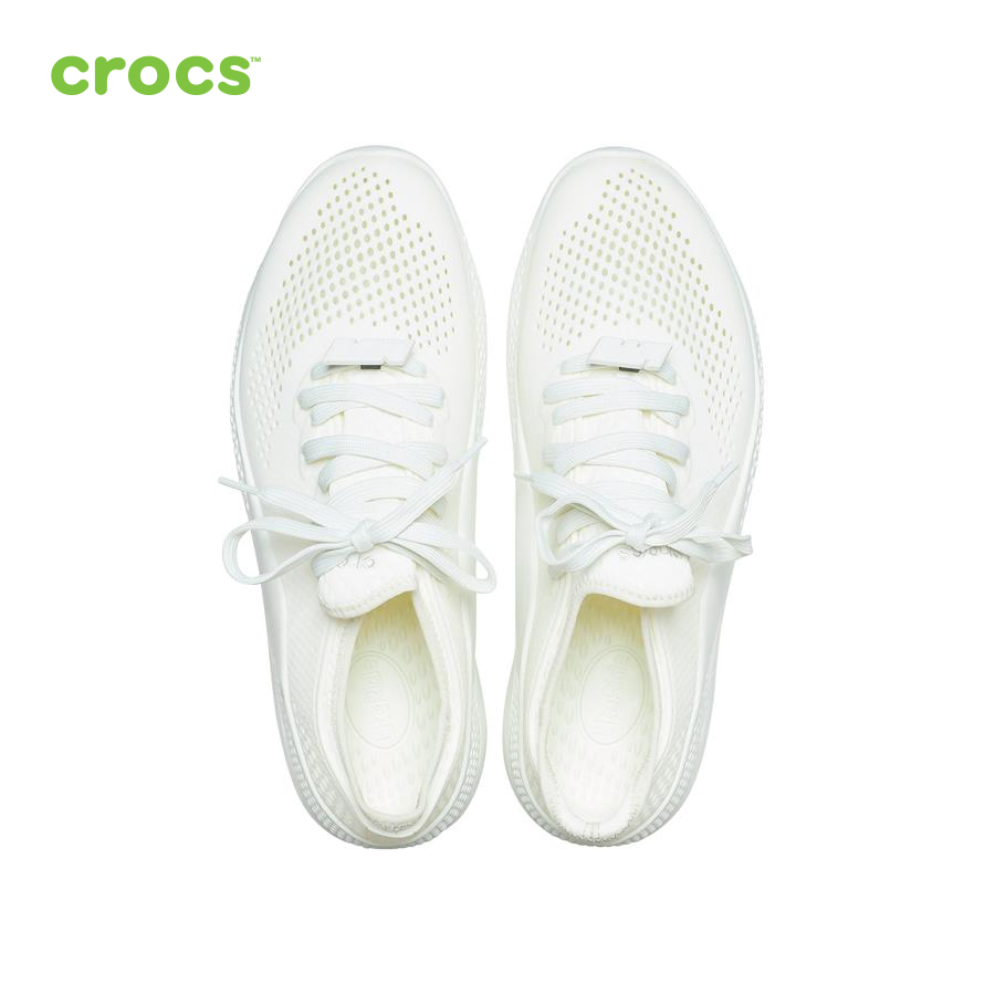 Giày lười nữ Crocs LiteRide 360 Shoe Pacer W Almost White/Almost White - 206705-1CV