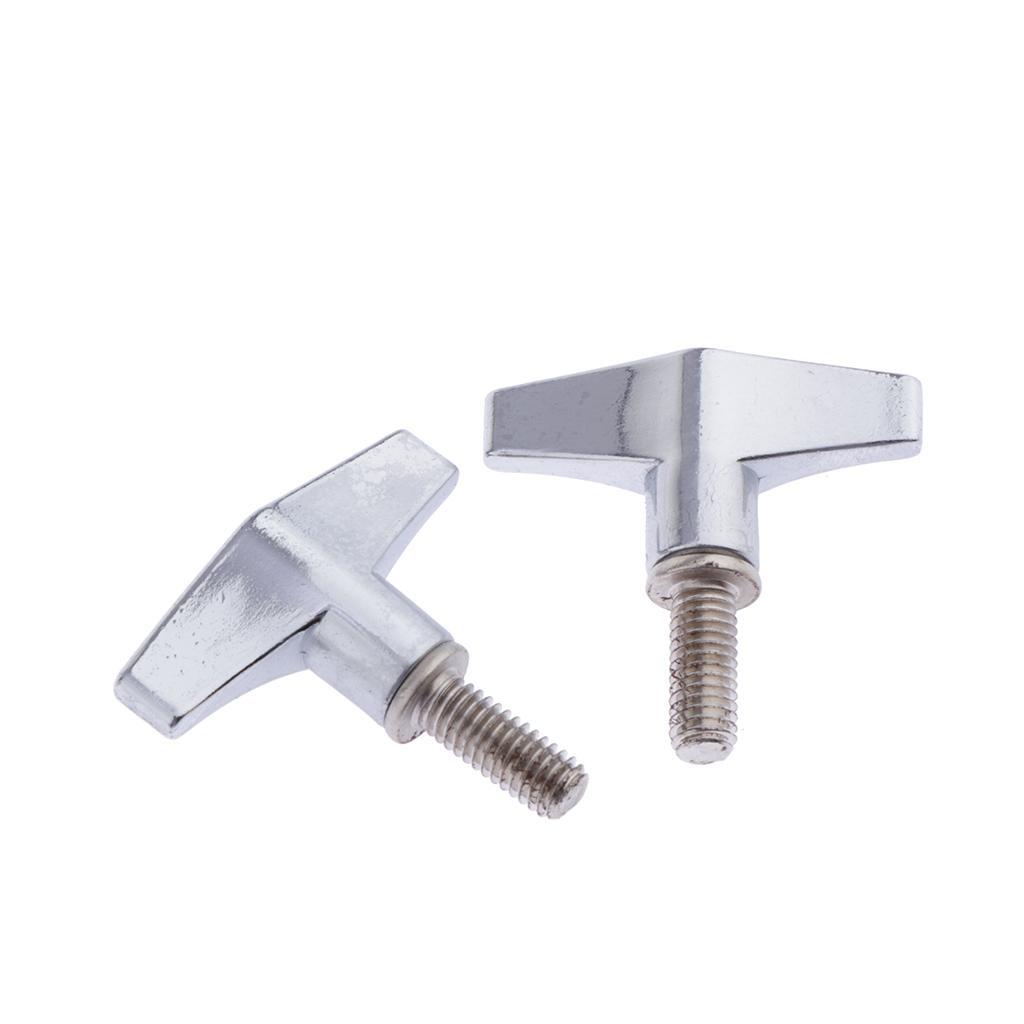 2X 2 pcs quick release cymbal stand wing screws for drum accessories