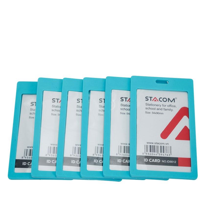 Thẻ Nhựa Đeo Bảng Tên Stacom ID6612 Thẻ Đứng