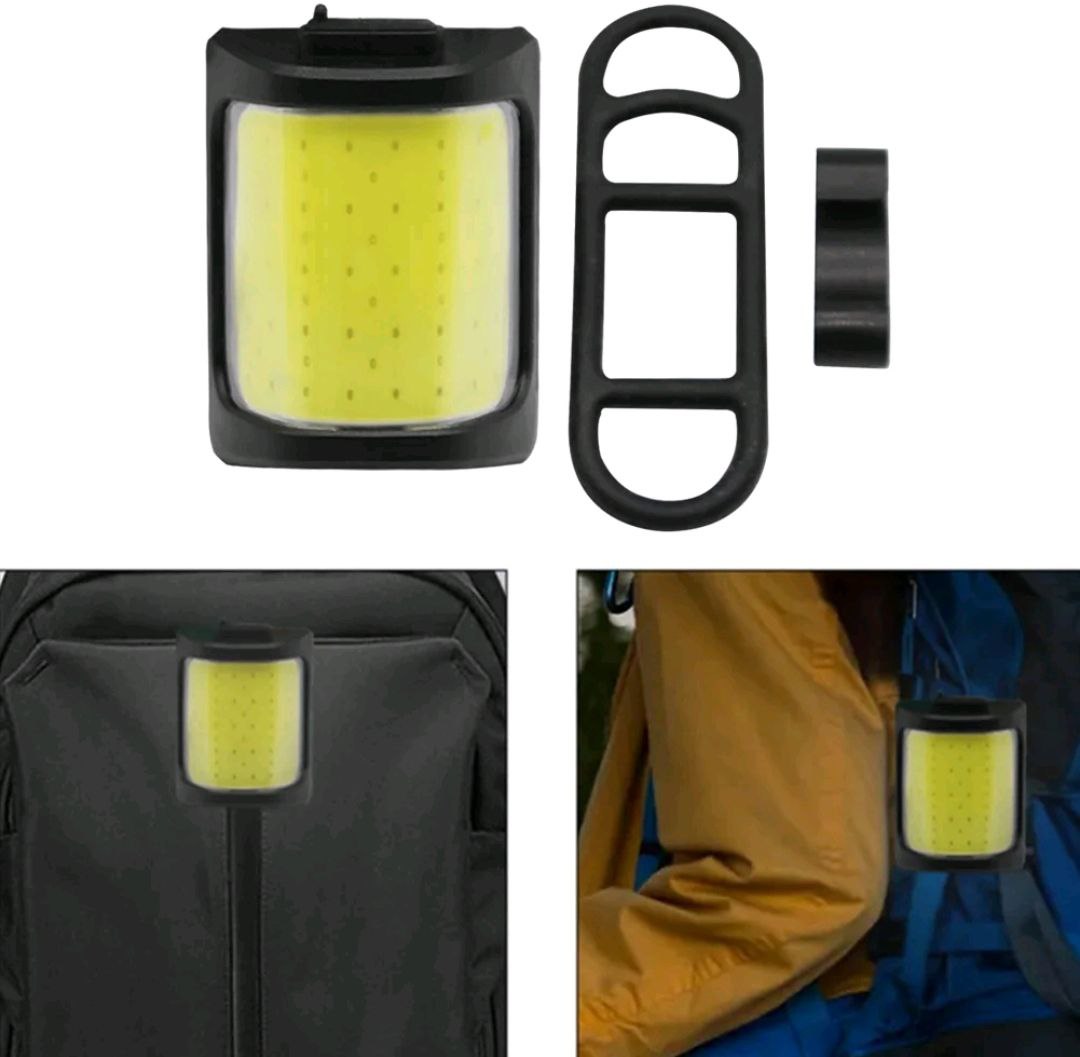 Đèn Hậu Xe Đạp Led COB Cảnh Báo An Toàn Xe Đạp Có Thể Sạc Ngõ Type C an toàn đi ban đêm ánh sáng trắng MAI LEE