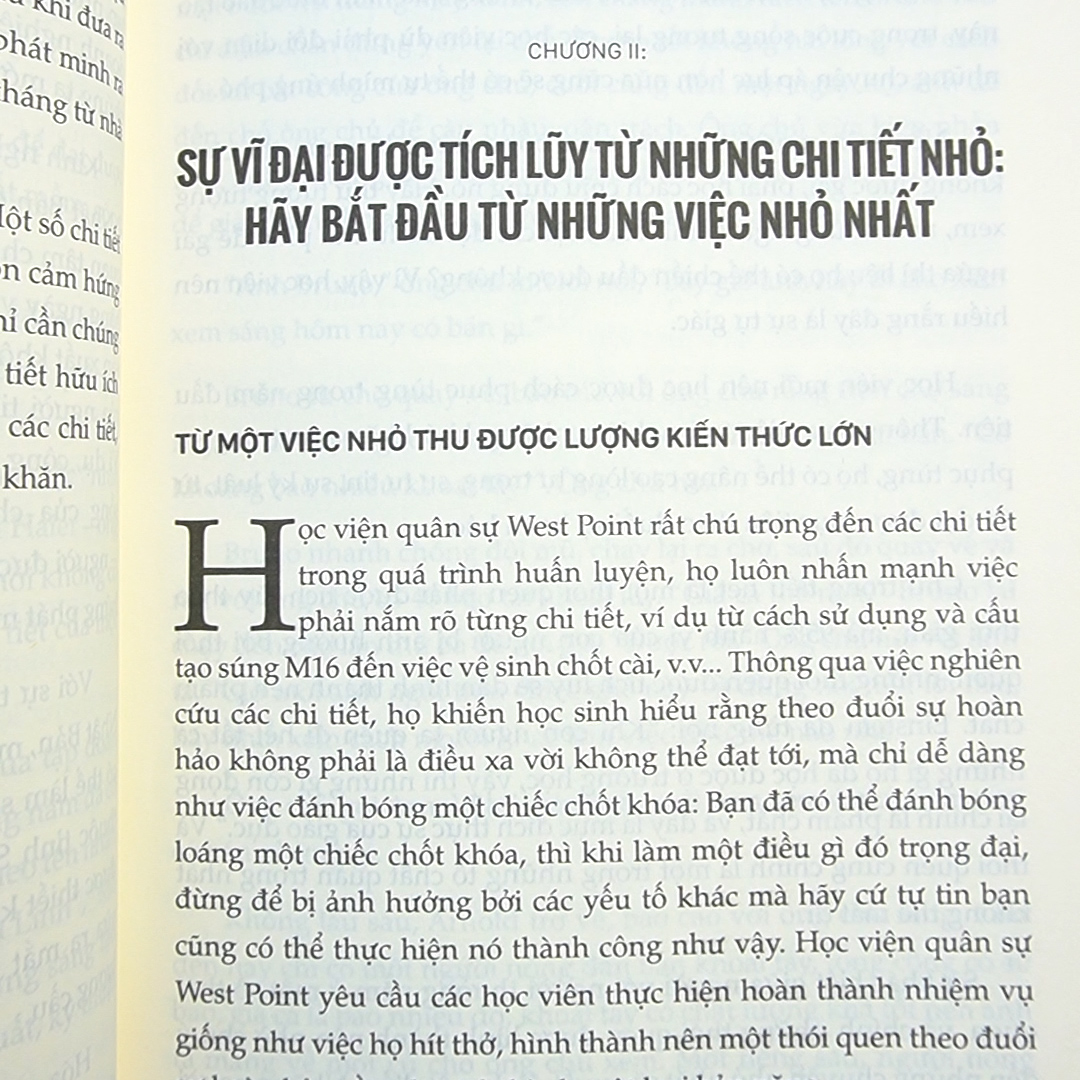 Tiểu Tiết Quyết Định Thành Bại: Cách Bạn Làm Một Việc Là Cách Bạn Làm Tất Cả Mọi Việc