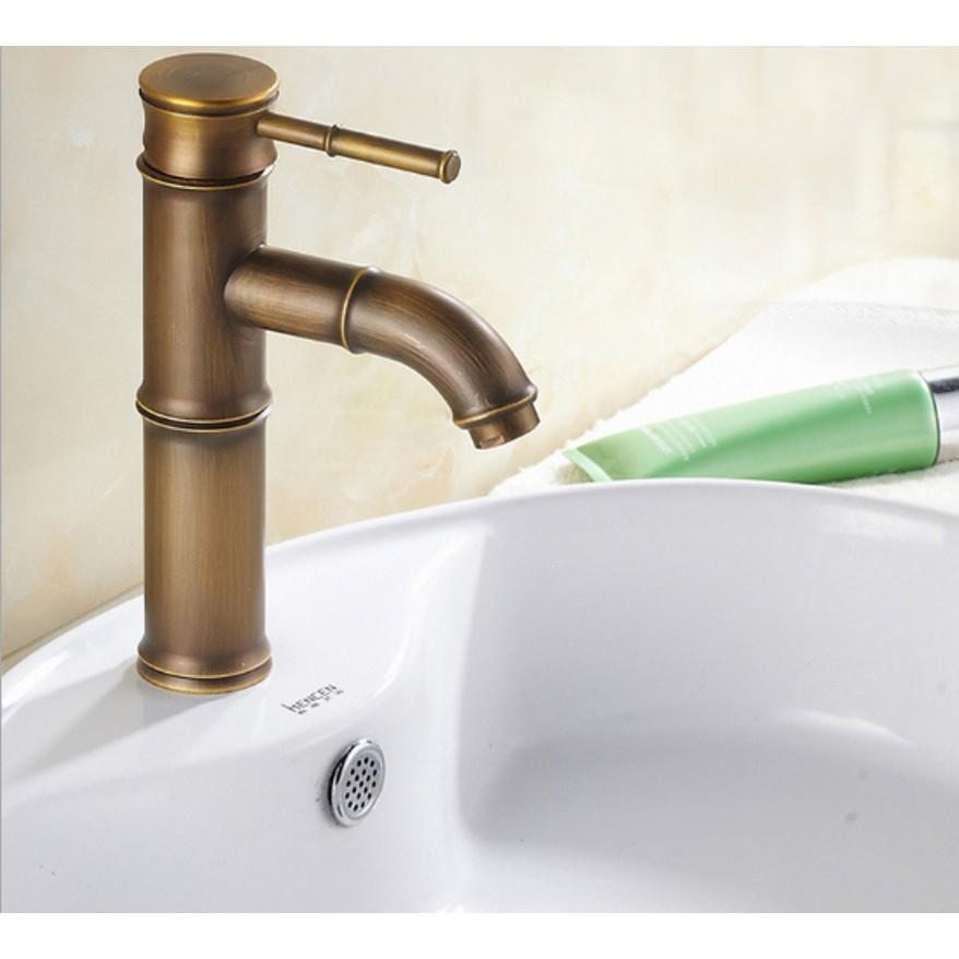 Vòi Lavabo nóng lạnh phong cách giả cổ - style 2