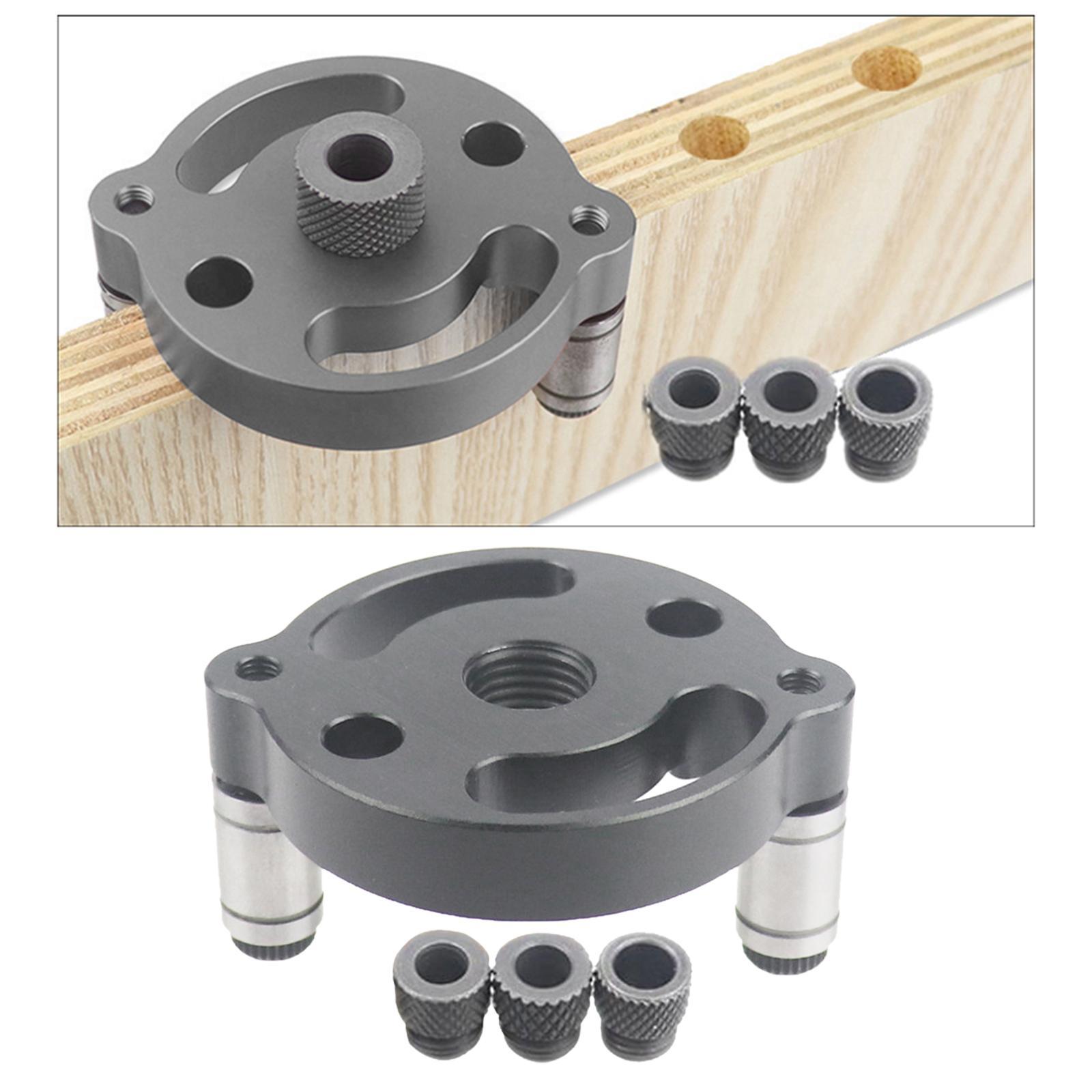 Vertical Pocket Hole Jig Woodworking Drilling Hole Puncher 6/8/10mm gray