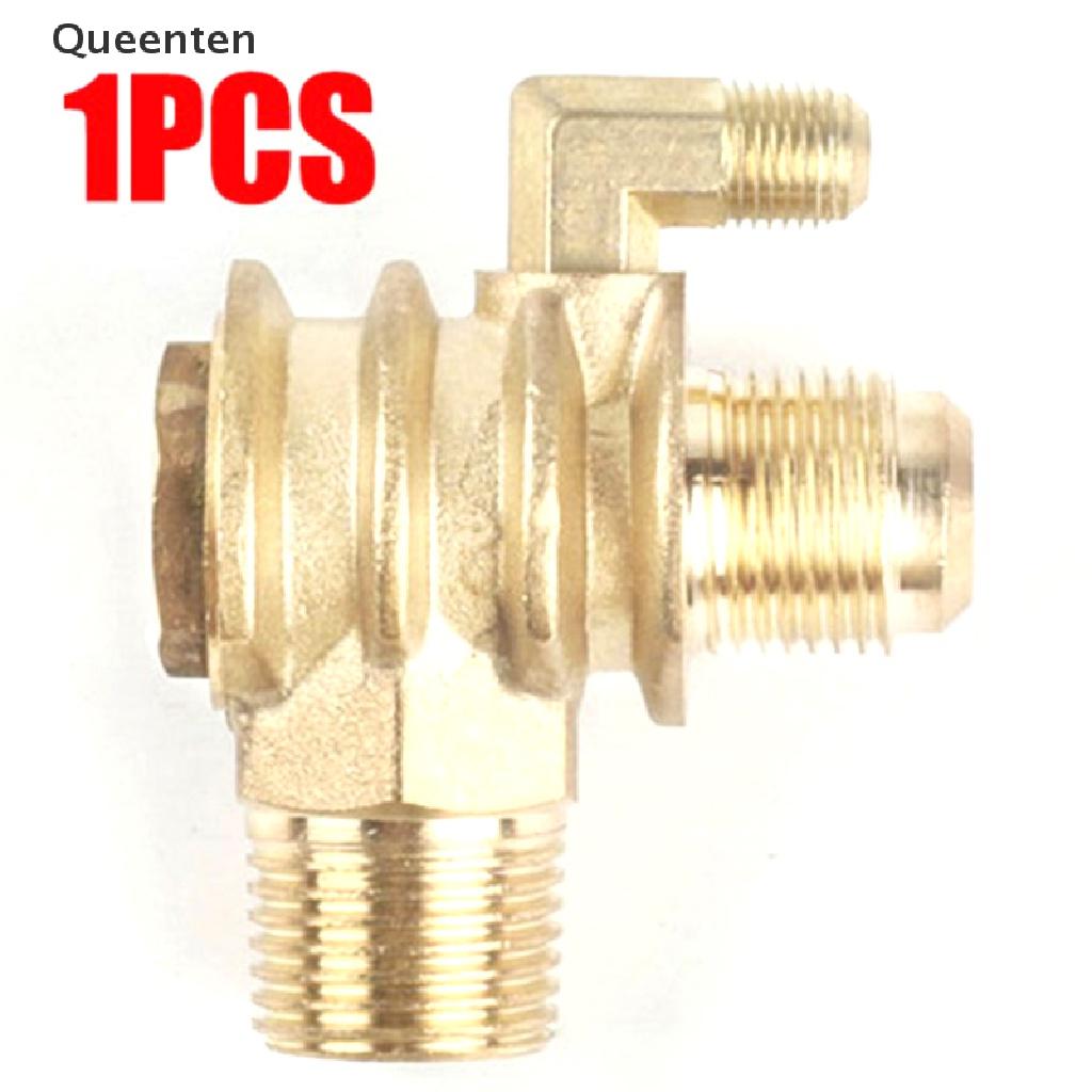 Queenten 3-Port Check Valves One Way Male-Threaded Workshop Air Compressor 20*19*10mm QT