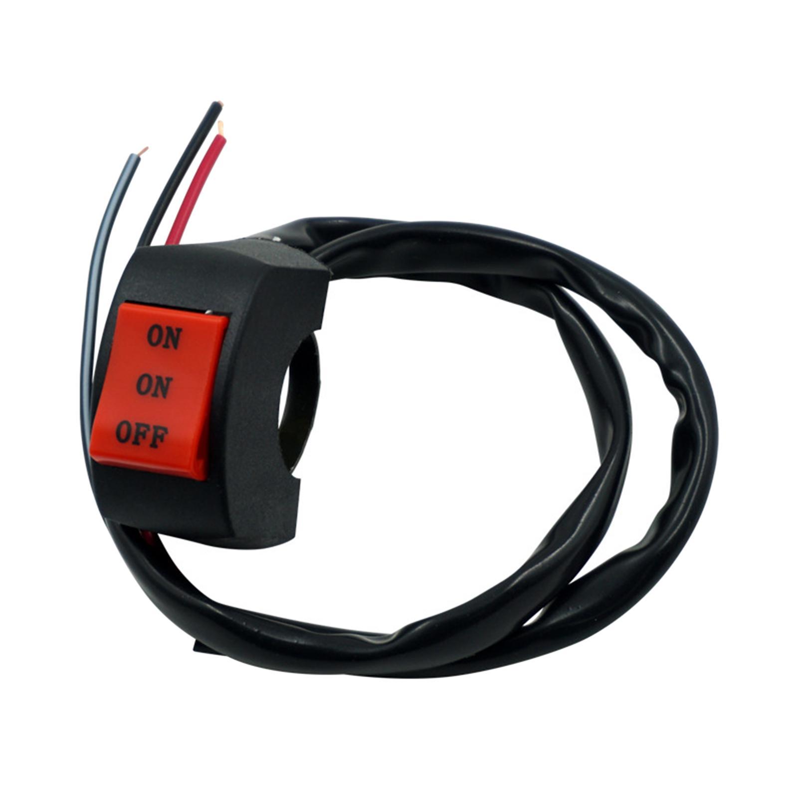 Motorcycle Headlight Switch 7/8 inch 22mm Fits for  Motorbike Scooter