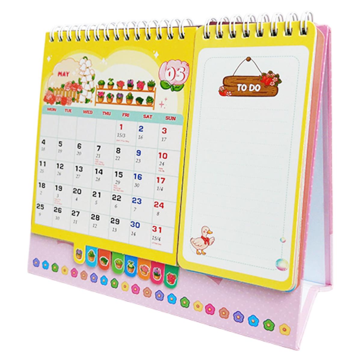 Lịch Bàn 2026 - Vườn Hoa Thời Gian - 2026-GDPN