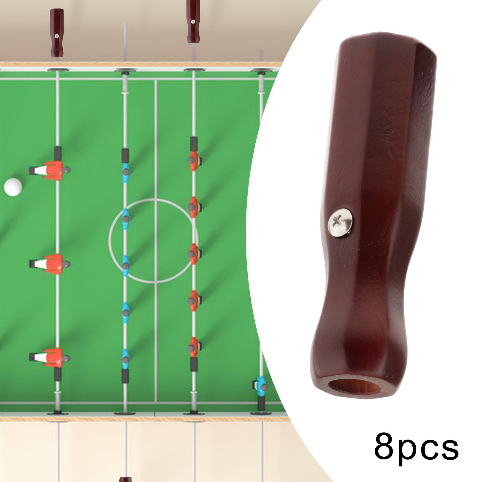 8Pcs Soccer Table Handles Nonslip Grip 16mm Hole Foosball Table Rod End Caps