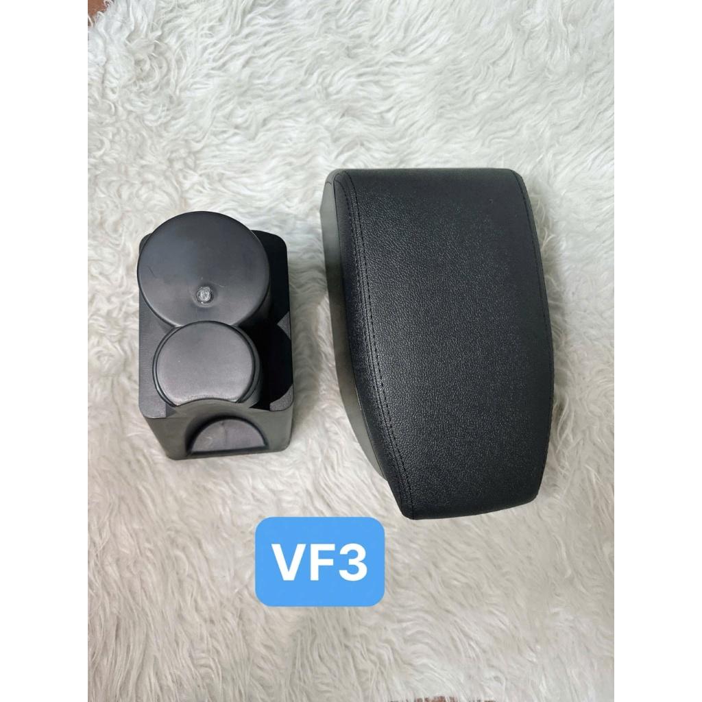 Tỳ tay Vinfast VF3 Hàng Cao Cấp Tích Hợp 2 Ngăn Kèm Khay Để Cốc Tiện Lợi
