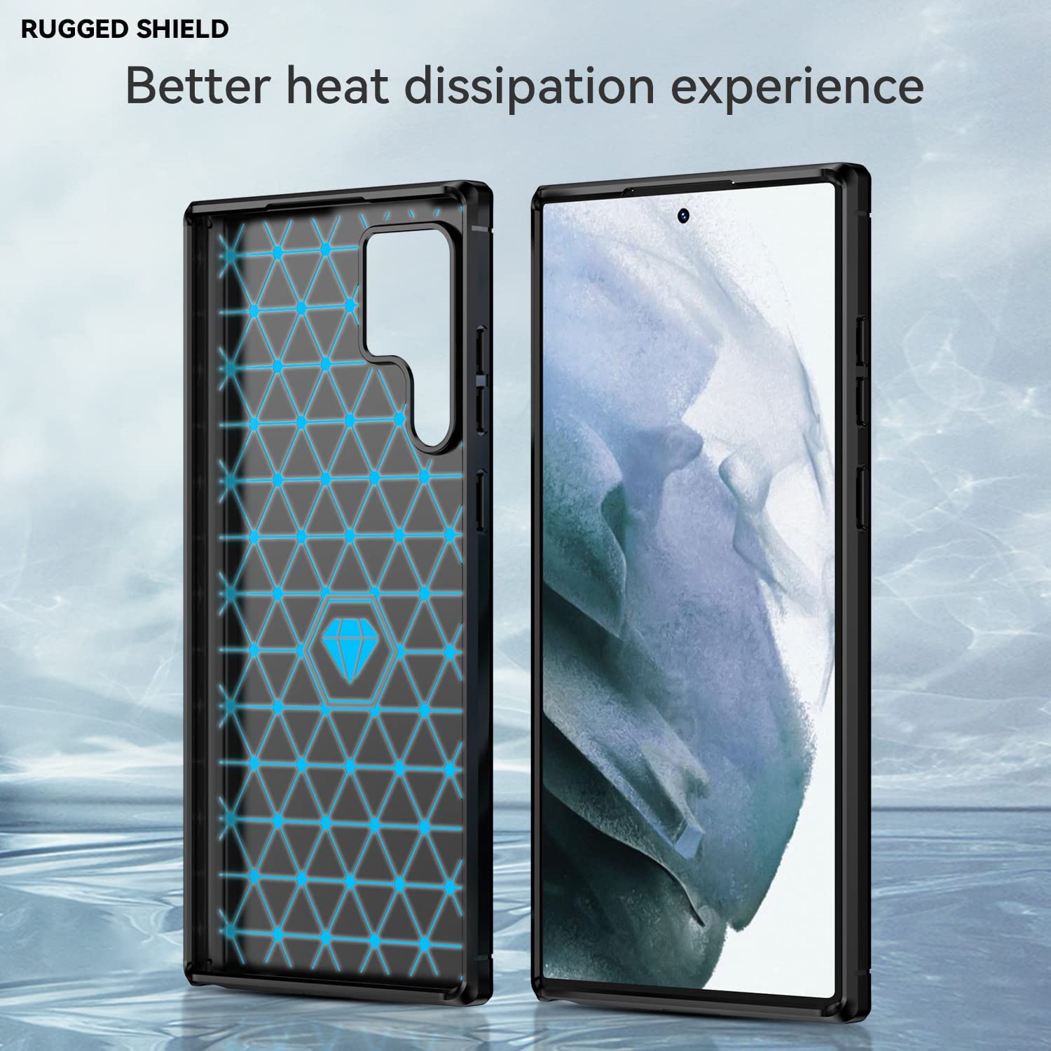 Ốp lưng chống sốc vân kim loại cho Samsung Galaxy S23 / Galaxy S23+ / Galaxy S23 Plus / Galaxy S23 Ultra hệu Likgus - Hàng nhập khẩu