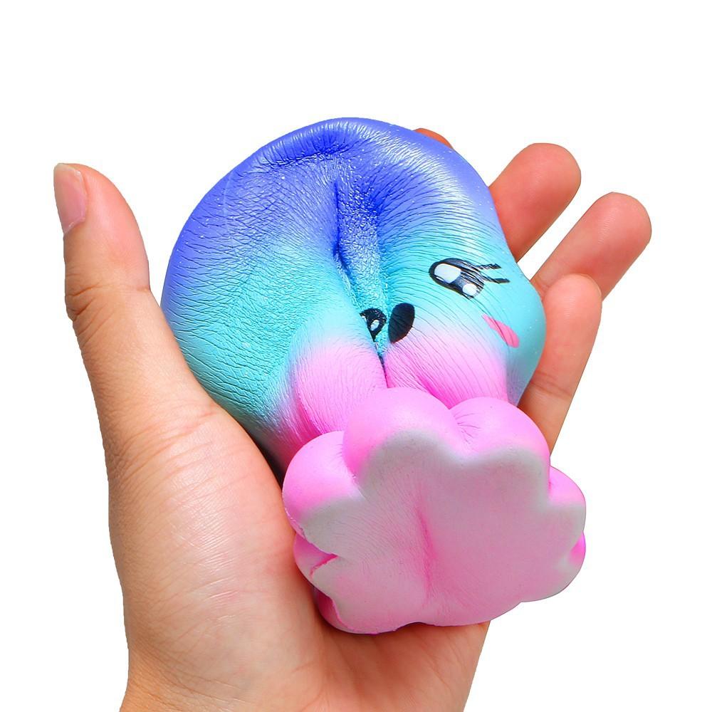 Cute Starry Sky Octopus Squishy Slow Rising Cream Scented Squeeze Toy sdt liên hệ 0328680807
