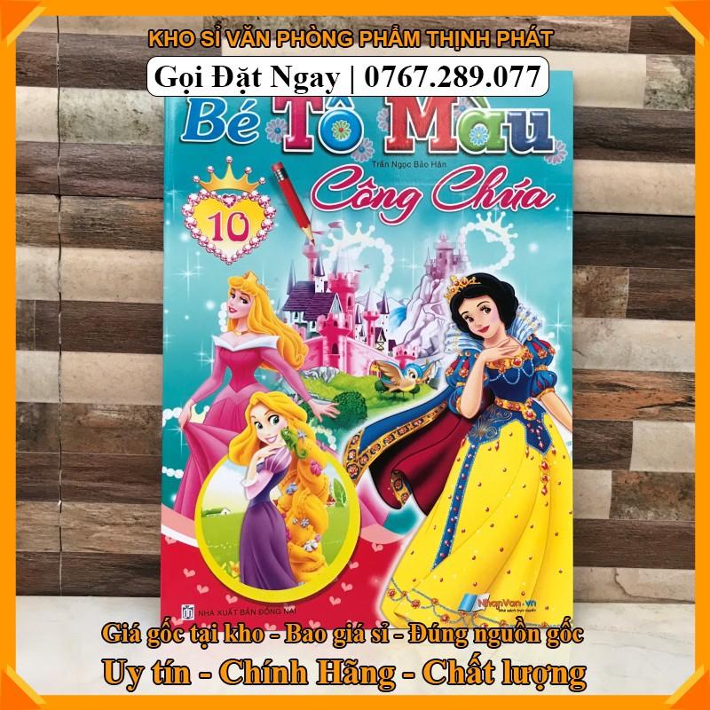 BÉ TẬP TÔ MÀU CÔNG CHÚA