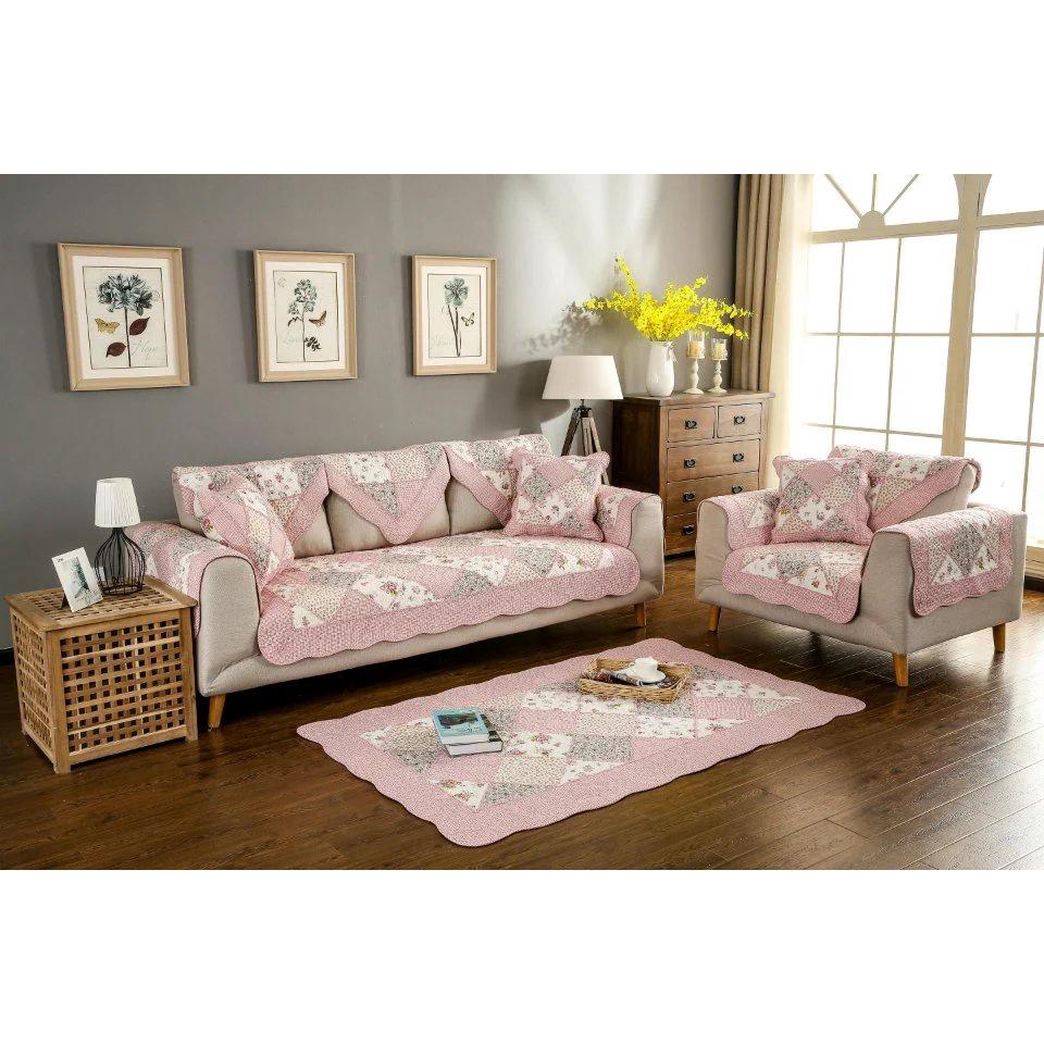 Thảm sofa  Xéo hồng - TSF002