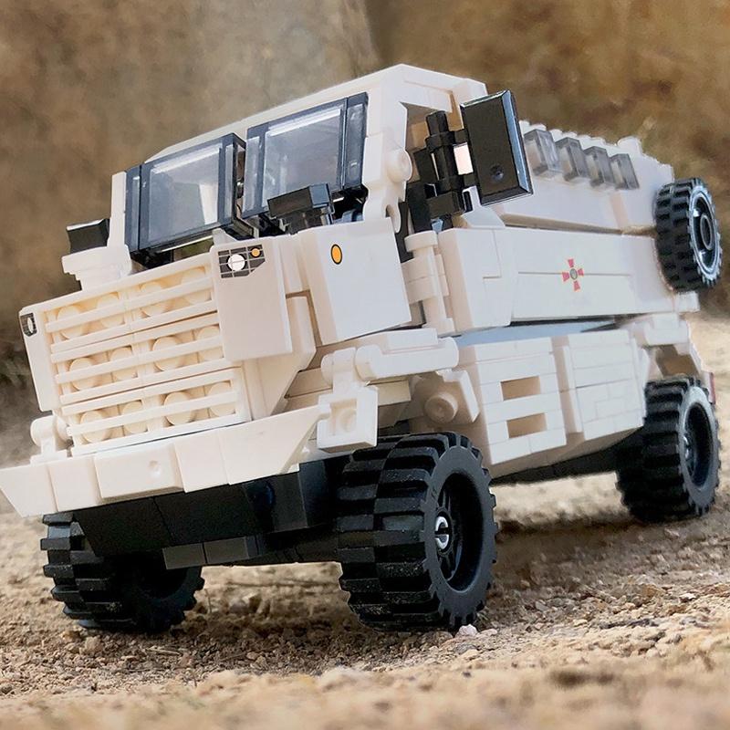 Đồ chơi Lắp ráp Xe Tải Đức KPA3, Xingbao XB06804 Humvee Truck, Xếp hình thông minh, Mô hình Quân sự