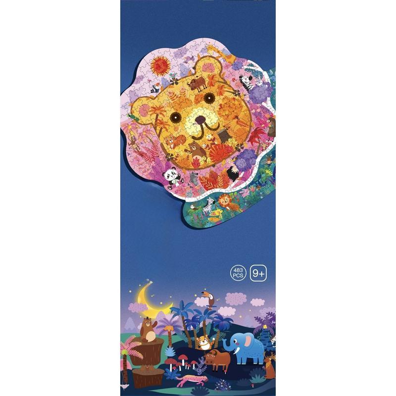 Bộ xếp hình khủng long bạo chúa đồ chơi trí tuệ bé 6 tuổi ship HOẢ TỐC HCM tranh ghép hình 500 mảnh