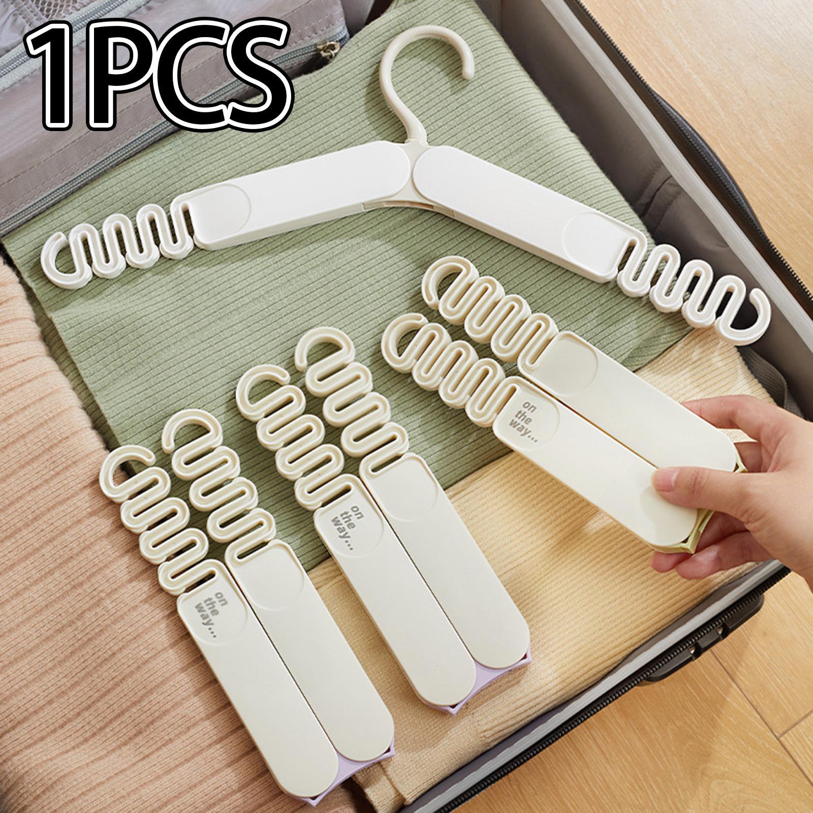 Foldable Travel Hanger Non Slip Collapsible Hanger for Clothing Dress Shirts