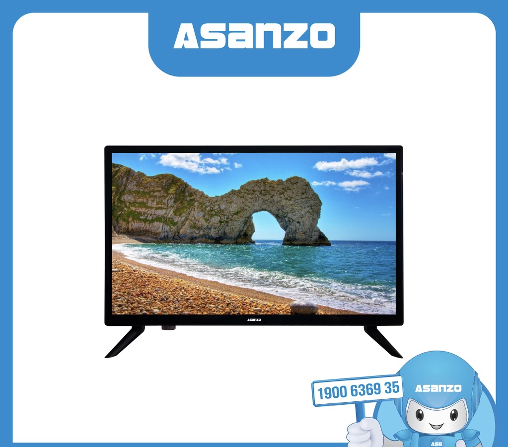 Smart ti vi Asanzo 50 inch - 50 Ag 600k - màn hình cường lực- hàng chính hãng