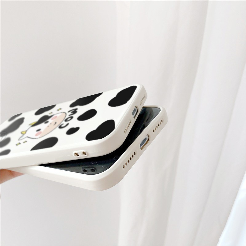 Ốp Lưng iPhone Cạnh Vuông Star Cow Dành Cho iPhone 6 / 6 Plus / 7 / 7 Plus / 8 / 8 Plus / X / Xs / Xs Max / 11 / 11 Pro / 11 Pro Max / 12 / 12 Pro / 12 Pro Max