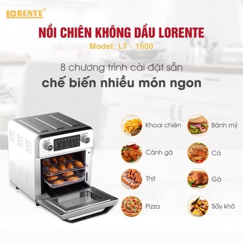 Nồi chiên không dầu Lorente LT-1600 - Dung tích 16L