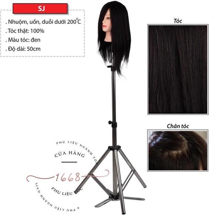 ĐẦU GIẢ  SJ TÓC THẬT 100% UỐN NHUỘM DUỖI ĐƯỢC HÀNG CAO CẤP