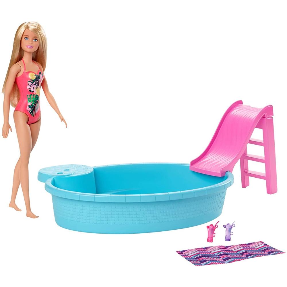 Búp Bê Hồ Bơi Mát Lạnh Barbie GHL91