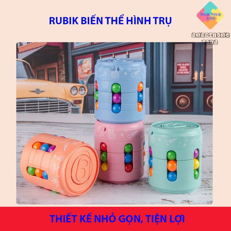 Rubik Biến Thể - Rubik Bi Phiên Bản Nâng Cấp Kết Hợp Các Nút Bấm Giảm Stress 2 trong 1