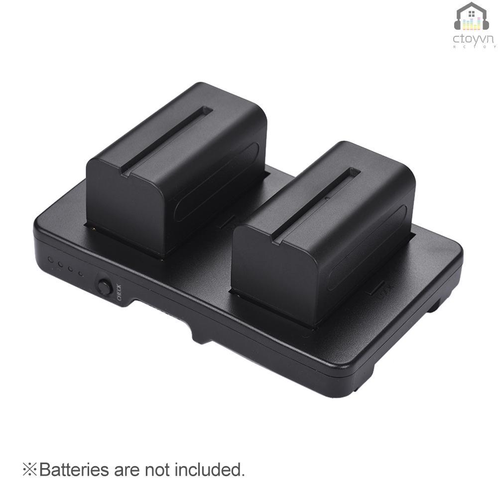 Đĩa chuyển đổi pin F2-BP NP-F sang V-Mount cho máy ảnh 5D2 5D3 DSLR F970 F750 F550