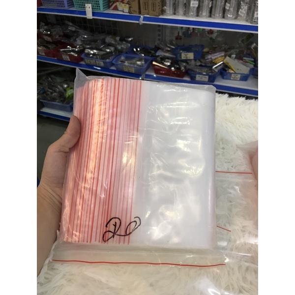 100g túi zip chỉ đỏ - Trắng chỉ đỏ,Túi zip chỉ đỏ 16