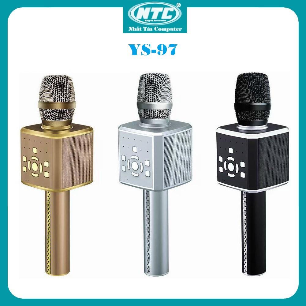 Micro karaoke bluetooth cao cấp SU YOSD YS-97 Bass hay chống hú, hát cực nhẹ (Màu Random)