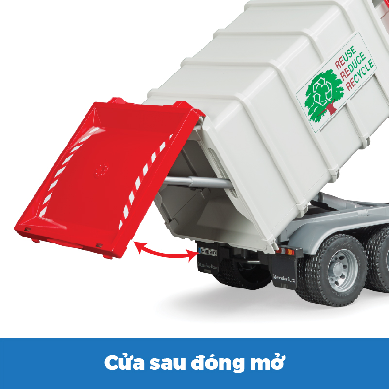 Đồ Chơi Dạng Mô Hình Theo Tỷ Lệ Thu Nhỏ 1:16 Xe Rác Man TGS BRUDER