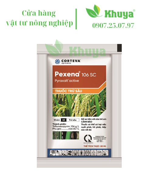Thuốc trừ sâu Corteva Pexena 106SC 20ml Lộc Trời dạng gói