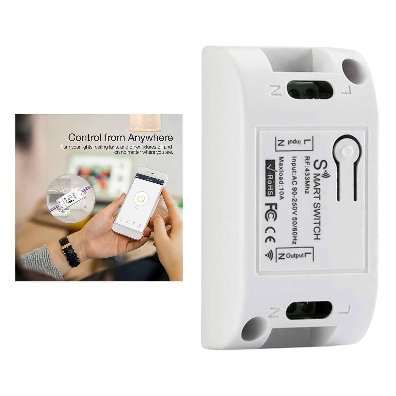 Wireless WiFi Smart Switch Universal Breaker Remote Control Home Appliances
