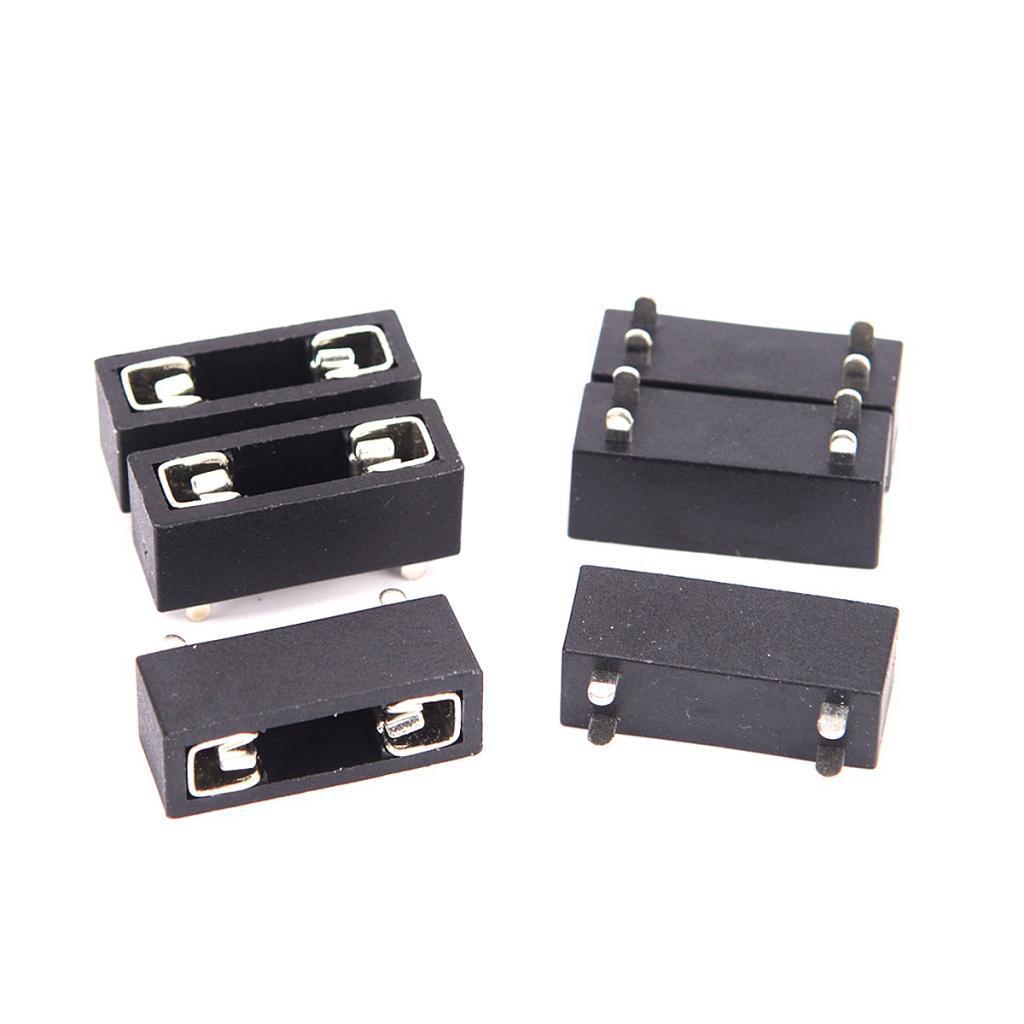 2- 6 Set PCB Mount Mini Small Medium Universal Car Fuse Holder + Blade