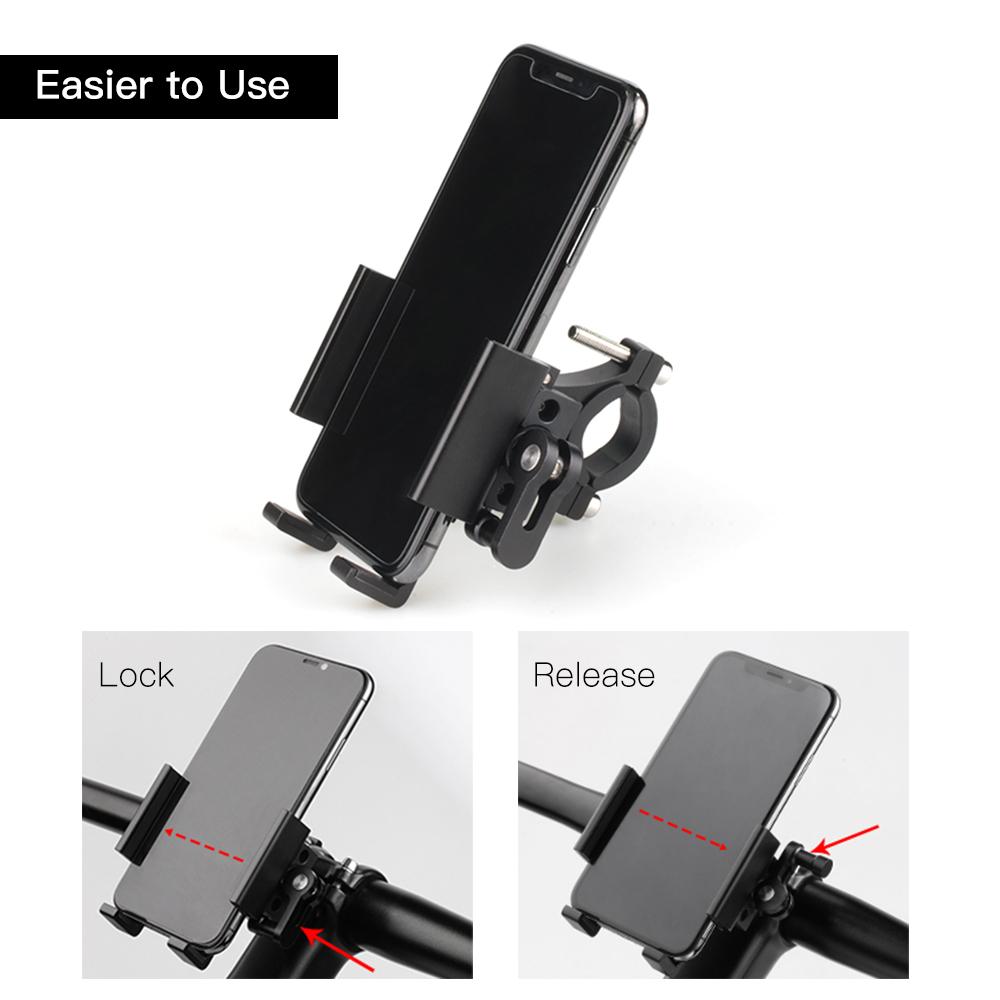 Giá Đỡ Điện Thoại·Bằng Nhôm Xe Máy Với Xoay 360 Cho Xe Đạp Mtb Scooter