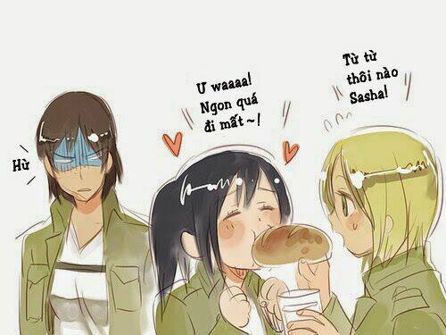 đại chiến titan - doujinshi về các cô gái chapter 38 4