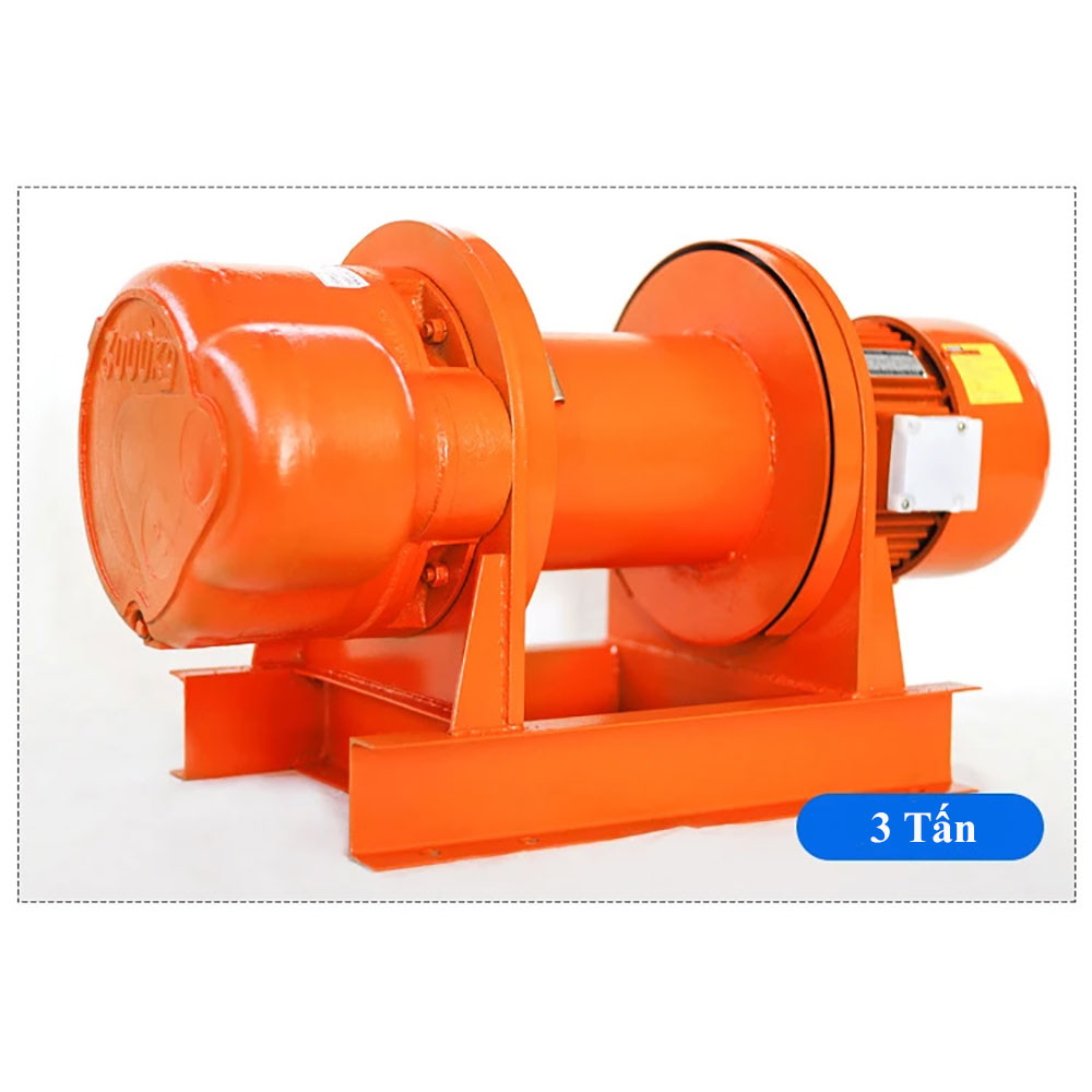 Tời chữ nhất ABG, động cơ đồng nguyên chất, phanh tự động tắt (chưa bao gồm: cáp, móc, tủ điều khiển)