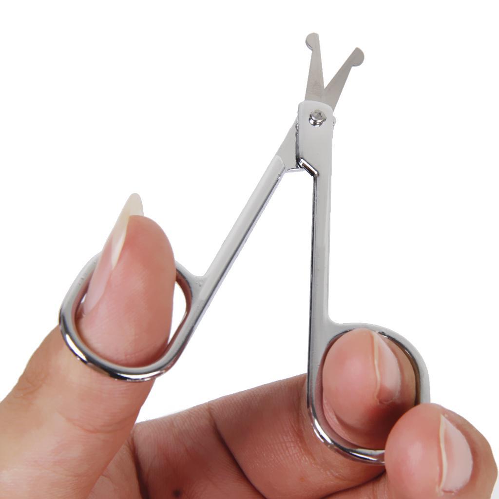 Steel Face Hair Nose Hair Remover Scissor Trimmer with Shaving Brush for Men