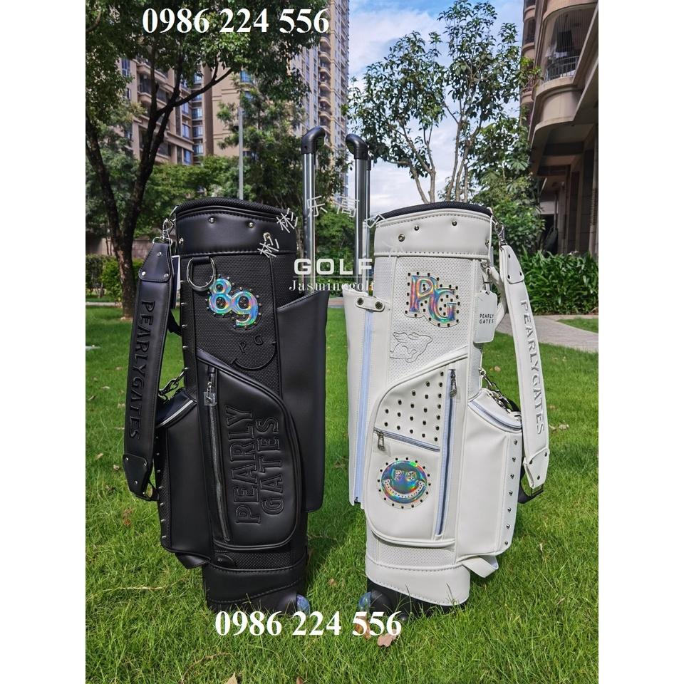 Túi gậy golf PG bánh xe tiện lợi da PU cao cấp chống nước bền đẹp - TN013