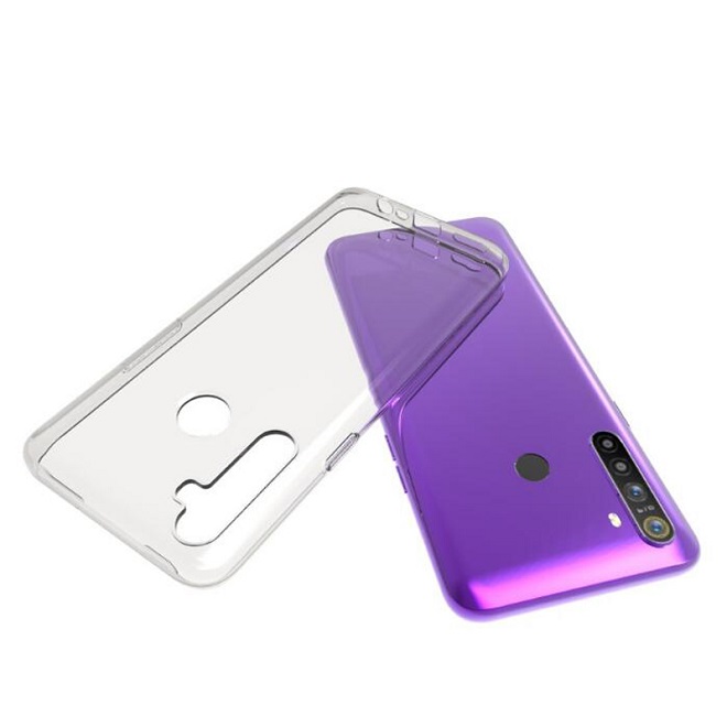 Ốp lưng silicon trong suốt cho Oppo Realme 5 Pro siêu mỏng 0.55mm