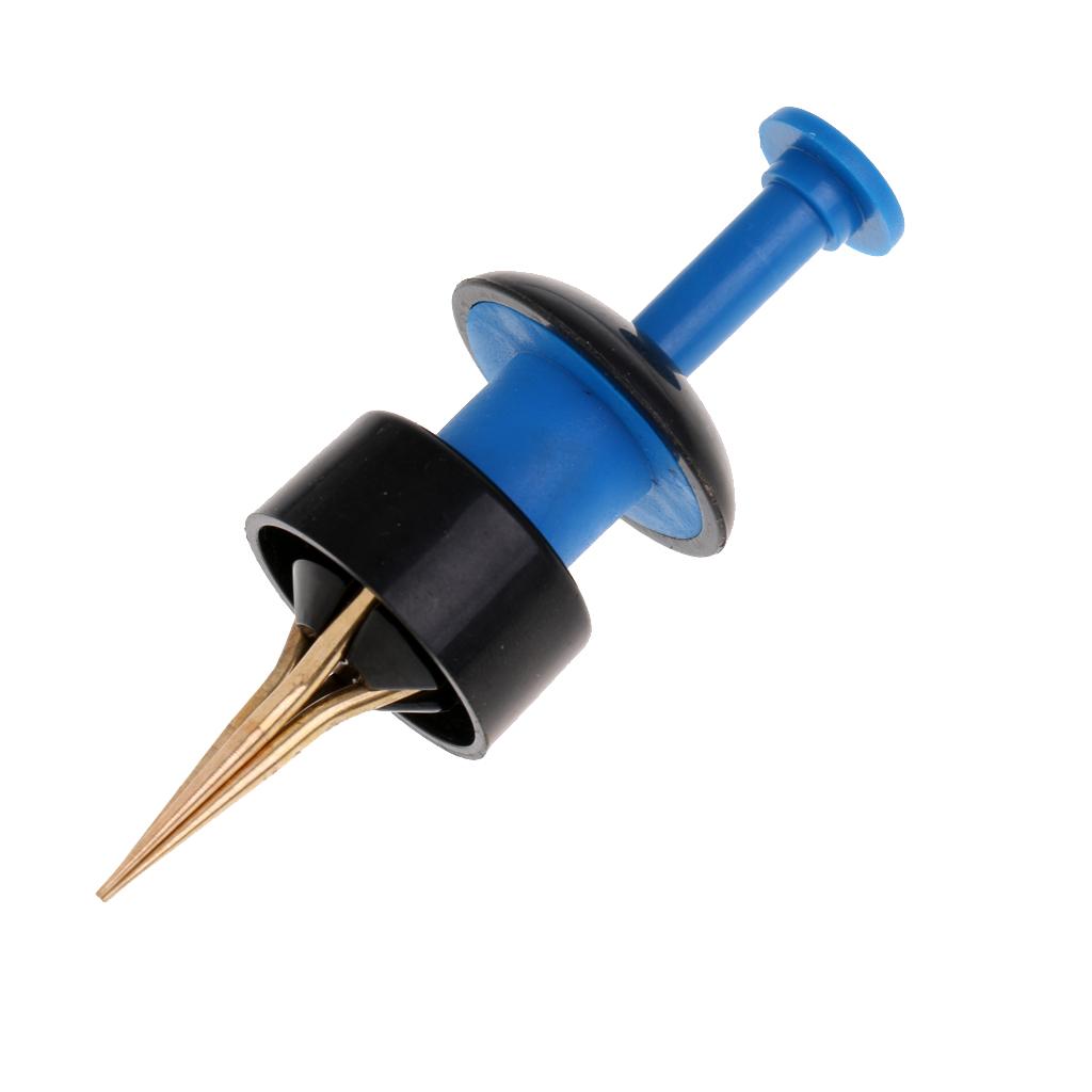 Portable Copper Bloodworm Clip Baits Lures Earthworm Clip Tool for Fishing