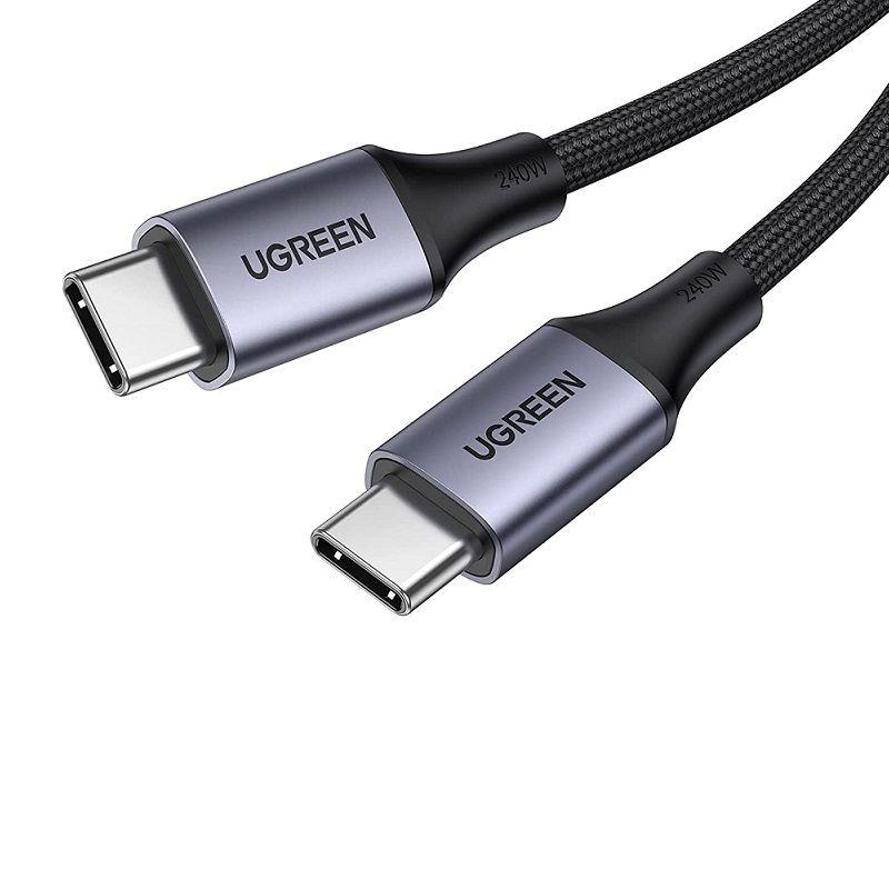 Ugreen UG90440US535TK 2M Màu Đen Cáp dữ liệu USB Type-c dài 2m - HÀNG CHÍNH HÃNG