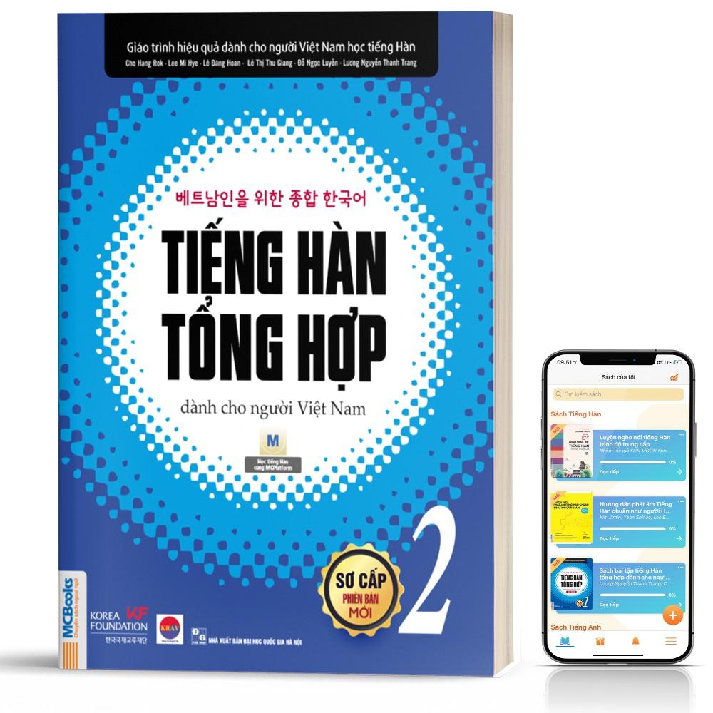 Sách - Tiếng Hàn Tổng Hợp Dành Cho Người Việt Nam Trình Độ Sơ Cấp Tập 2 - Bản Đen Trắng