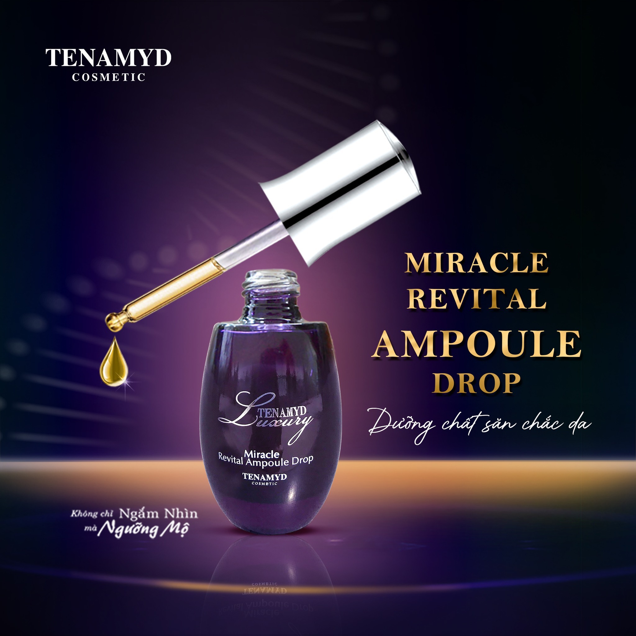 Tinh chất săn chắc da TENAMYD Luxury Miracle Revital Ampoule Drop 30ml