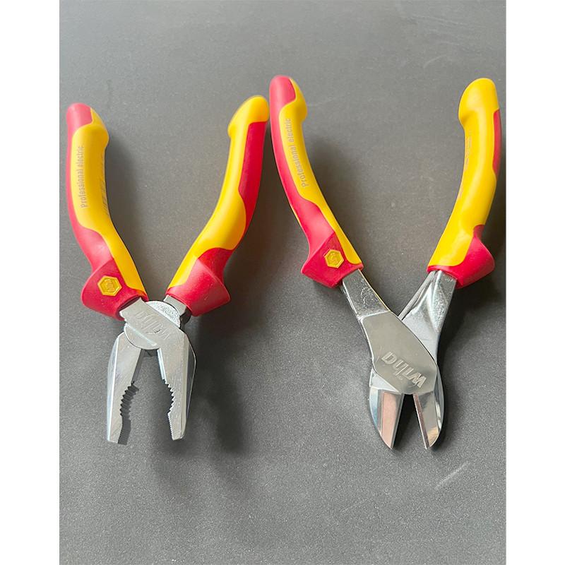 Bộ 2 Kìm Wiha cách điện 1000V 41274 & 26708 chuyên nghiệp