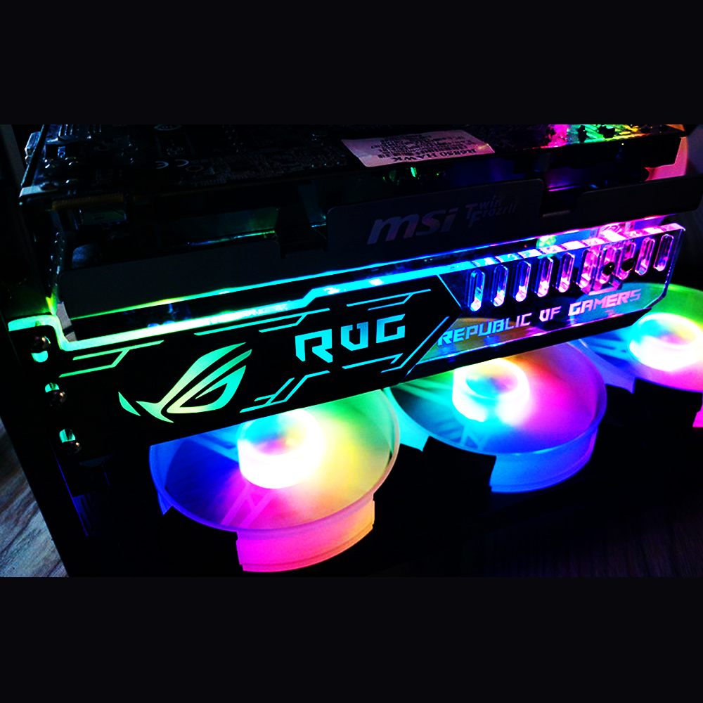 Giá Đỡ Card Đồ Họa RGb25 RGb Với Nguồn Điện 5V 4pin Lớn