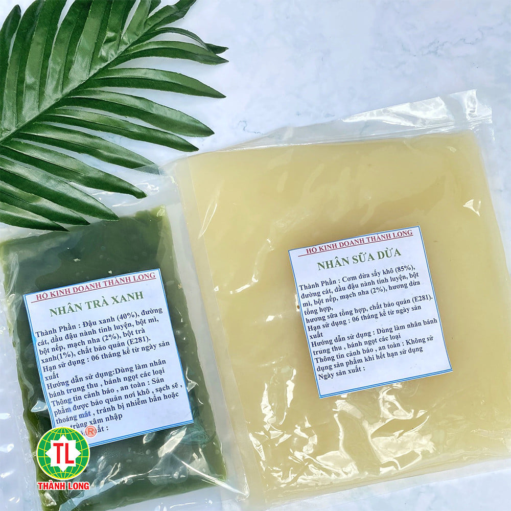 NGUYÊN LIỆU LÀM BÁNH TRUNG THU - NHÂN ĐẬU XANH 1 KG - THÀNH LONG VIỆT NAM