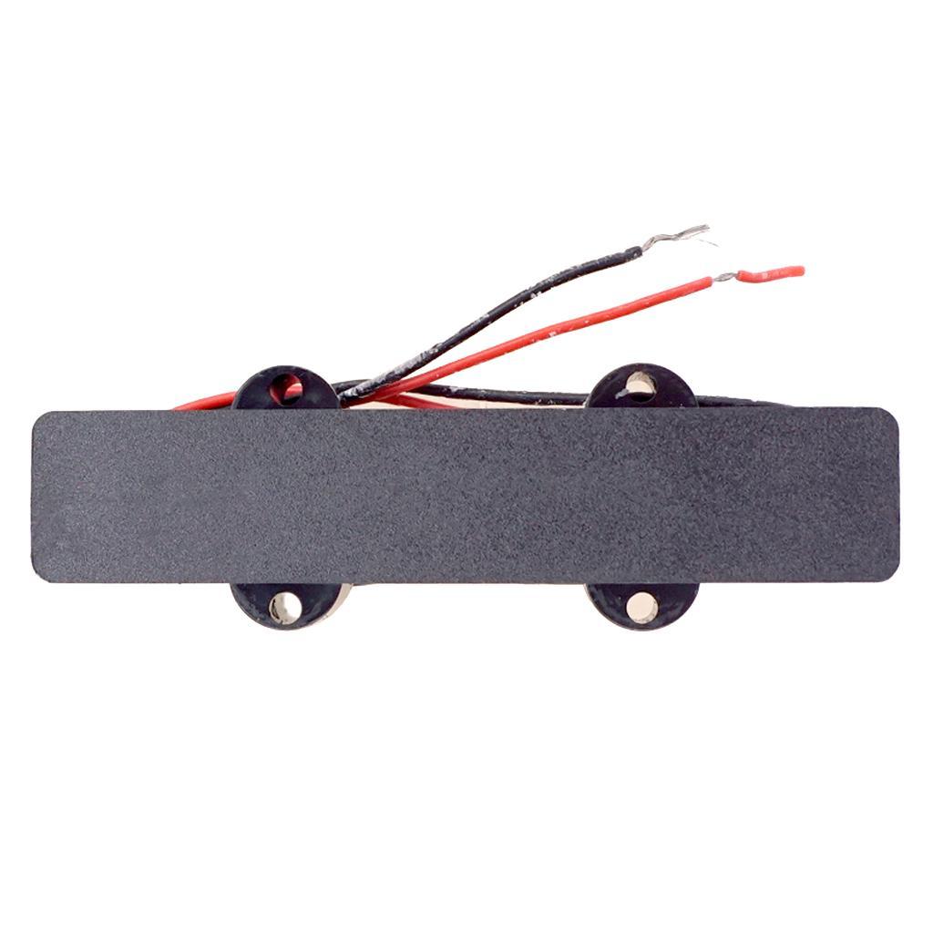 2 Pieces Black 4 String JB Bass Pickups Closed Style For Electric Bass Parts