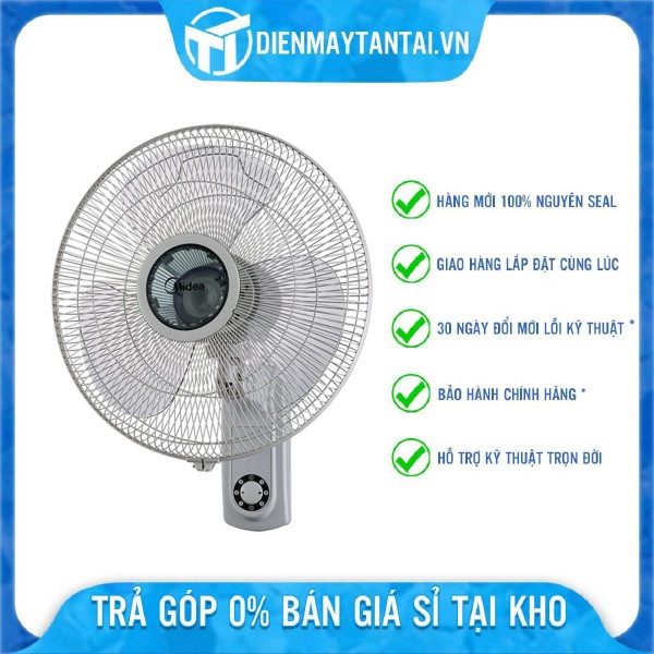 Quạt Treo Tường 3 Cánh Midea FW40-6H (Công Suất 55W - 3 Cấp Gió) - Hàng Chính Hãng